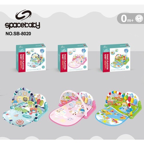 Piano Playmat Mainan Bayi Alas Bermain Musical Playgym Baby Spacebaby Piano Playgym SB-8020