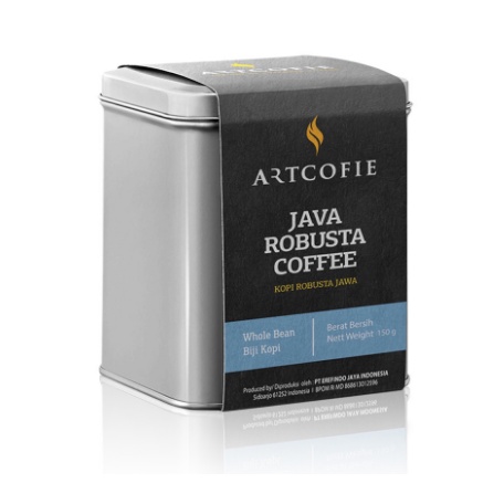 Artcofie Java Robusta Coffee 150gr Kopi Jawa Robustta Bubuk Koppi Art Kopi Art Coffie Ground Coffe