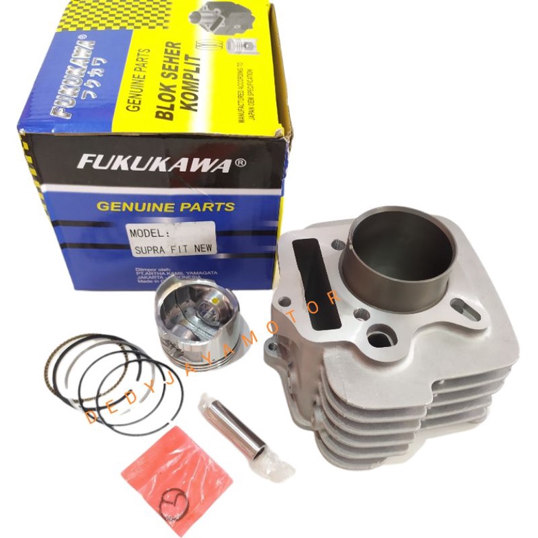 BLOK SEHER SUPRA FIT NEW, REVO 100, LEGENDA KOMPLIT (KFM) ORIGINAL FUKUKAWA GENUINE PARTS