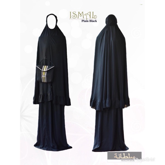 mukenah dewasa mukenah rayon polos telekung rukuh mukena