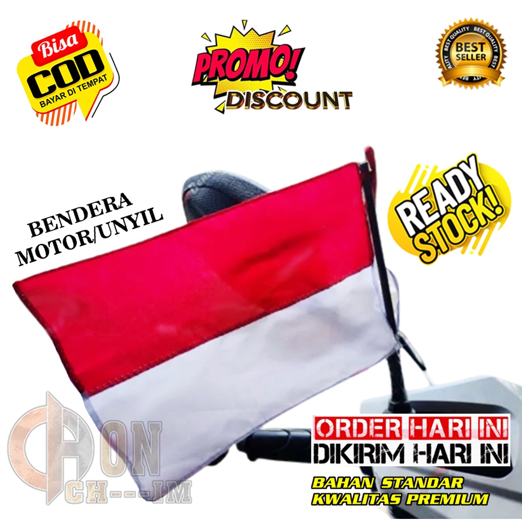 BENDERA BUAT MOTOR/BENDERA UNYIL ( 1 PCS )