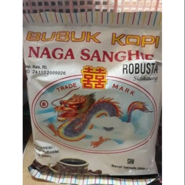 

KOPI BUBUK ROBUSTA NAGA SANGHIE 250 GRAM ASLI SIDIKALANG