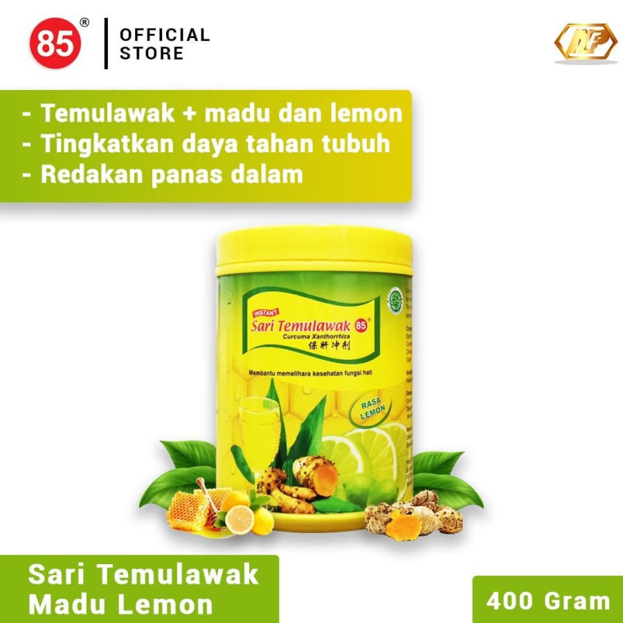 

Sari Temulawak 85 Toples - Rasa Madu Lemon