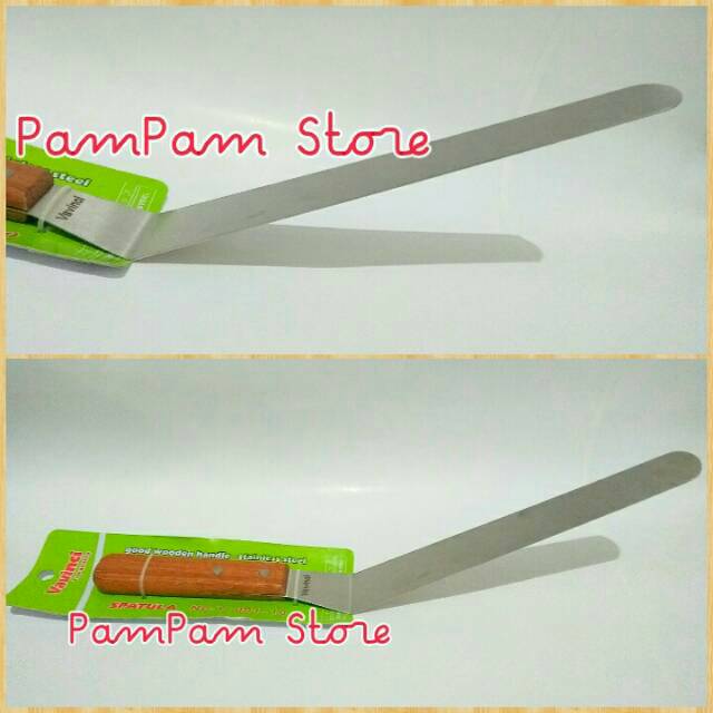 SPATULA STAINLESS DEKORASI KUE - SPATULA KUE