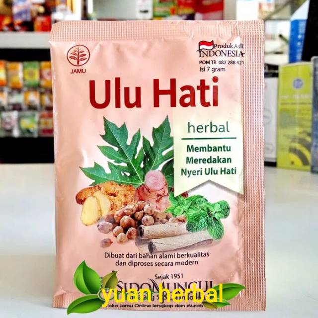 

jamu Ulu hati ECER 1bungkus