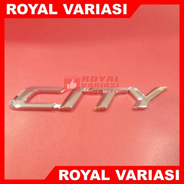 Emblem Logo Honda New CITY Crom
