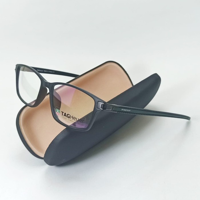 Kacamata Minus Pria - Frame Kacamata - Tag Heuer - Baca Minus - Pria Cowo Wanita Cewe