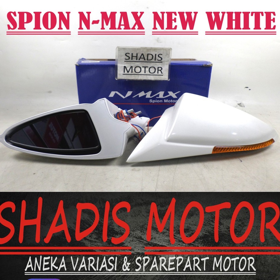 Spion Motor NMax New N Max New Warna Putih Spion Variasi Motor
