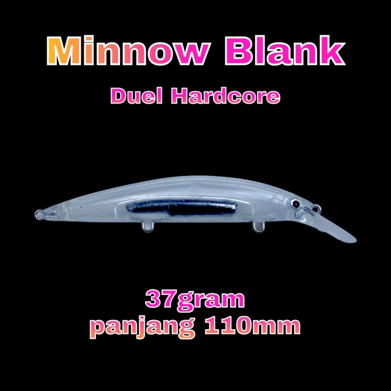 Minnow blank duel hardcore 110mm 37gram FREE MATA