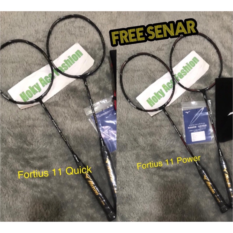 Raket Badminton Mizuno Fortius 11 Quick - Fortius 11 Power Original