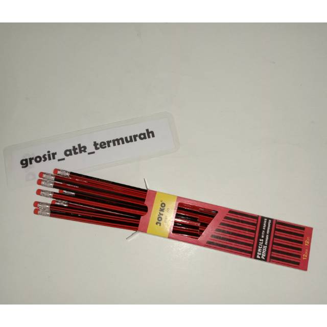 

Pensil pinsil joyko+penghapus 1(pcs) grosir lebih murah!!