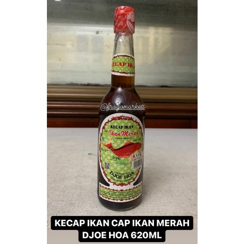 Kecap Ikan Cap Ikan Merah Djoe Hoa Besar 620ML