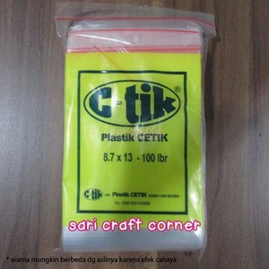 

Plastik Klip 8.7x13 cm - 100 lembar