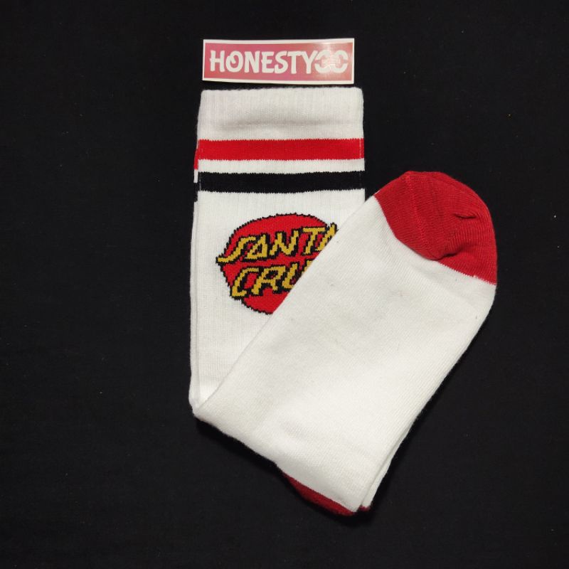 Kaos Kaki Oldschool Pria Wanita Santa Cruz HONESTYCO