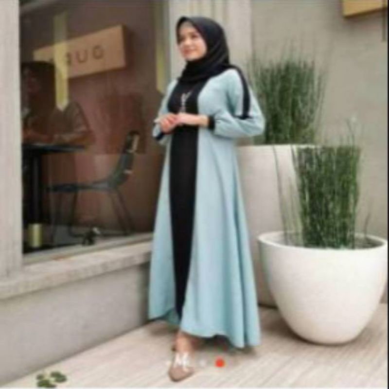 Mahadewi maxi dress fashion muslim wanita