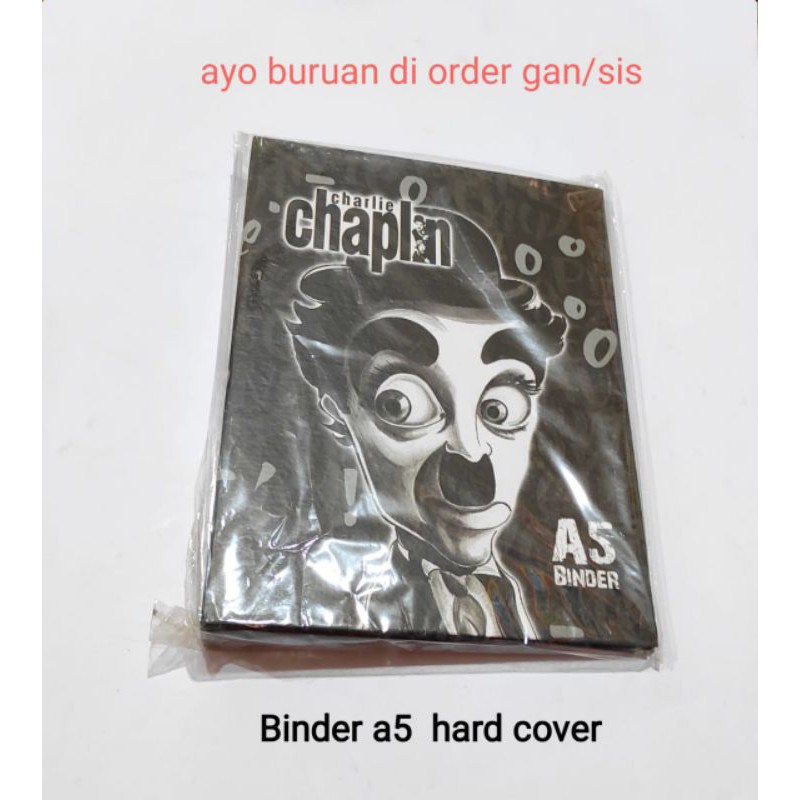 

BINDER UKURAN A5 MOTIF CHARLIE CHAPLIN