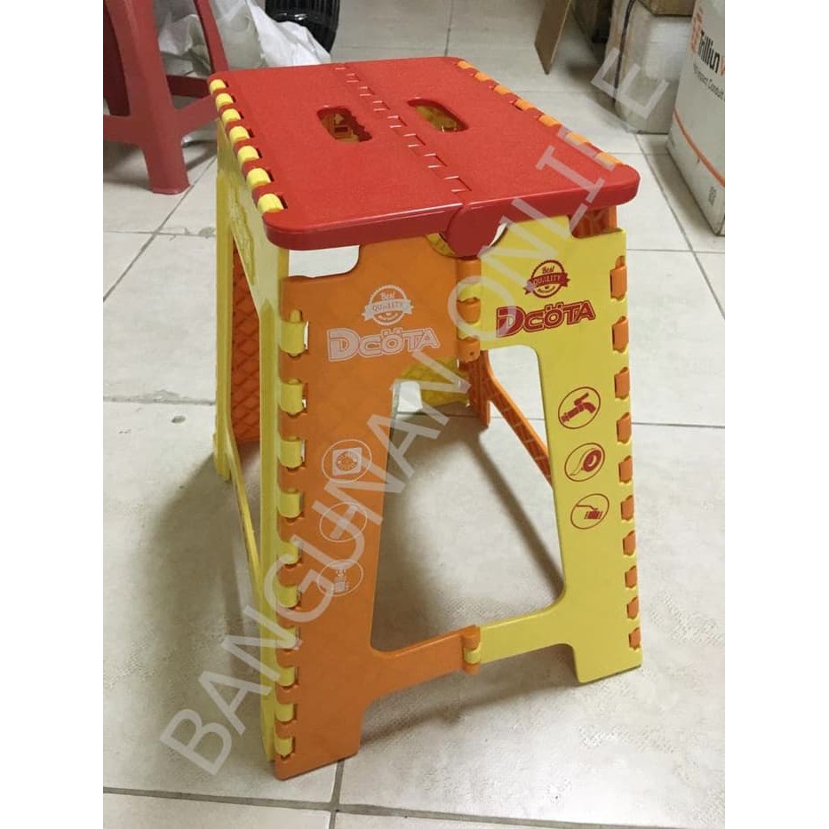 KURSI LIPAT BANGKU LIPAT PLASTIK FOLDING DCOTA ONDA