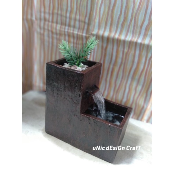 Water fountain air terjun minimalis_Handmade unik