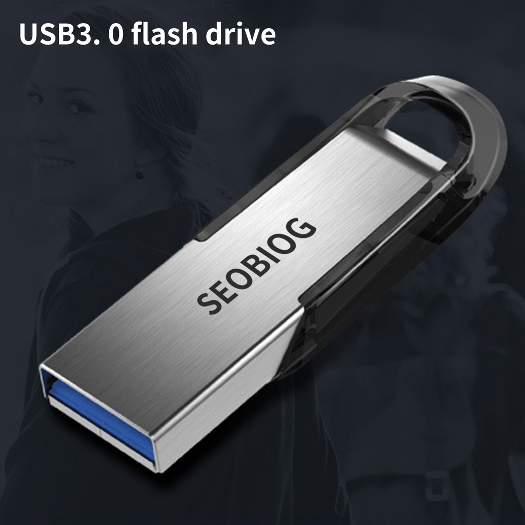 (Huluboy) Flashdisk USB 3.0 1TB 2TB High Speed Anti Air Bahan Metal Untuk SEOBIOG U Disk