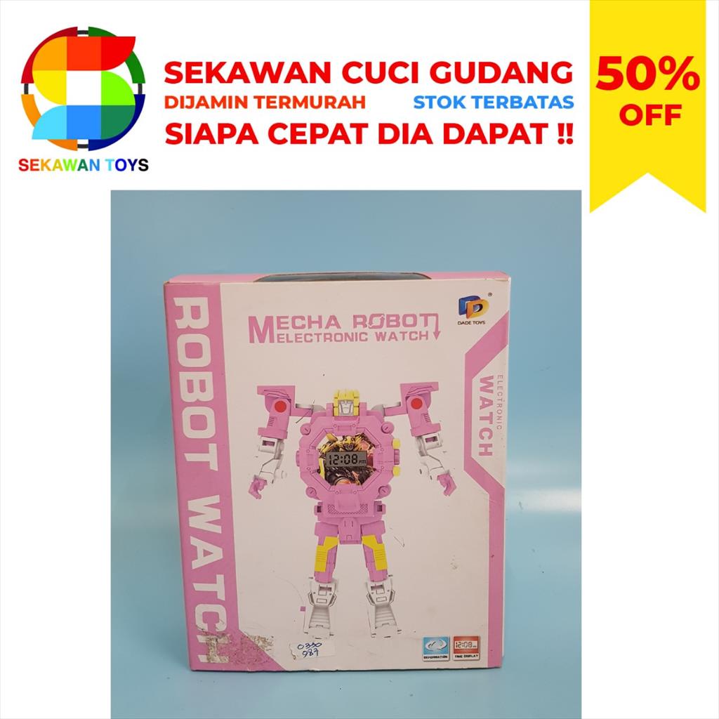 Mainan Robot Action/ Mainan Jam  Robot SEKAWAN SALE!!! 03