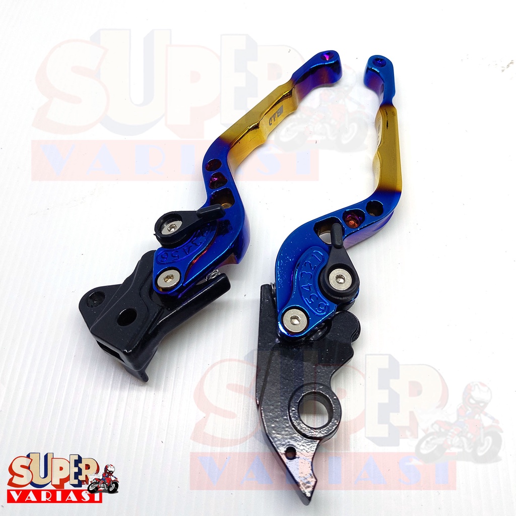 HANDLE SATU SET VARIO 150 /125 NEW LED BEAT DELUX NEW BEAT STREET  BEAT NEW SCOOPY RING 12 KIRI KANAN MODEL VARIASI FULL CNC ANTI KARAT