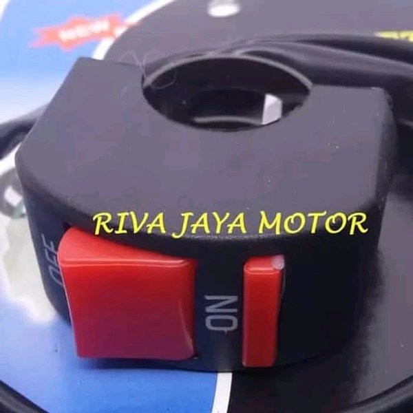 Spesial SAKLAR ON OFF LAMPU / ENGINE CUT OFF / LED MOTOR OUTDOOR STANG TERBUKA Terjangkau