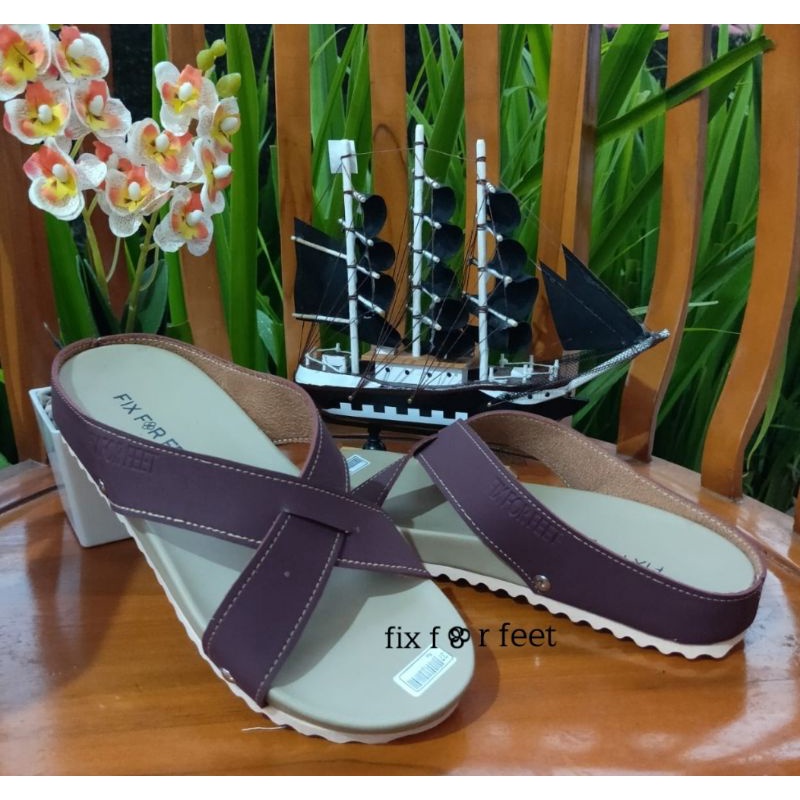 fahrie shoes sendal flat wanita tali silang fh-49