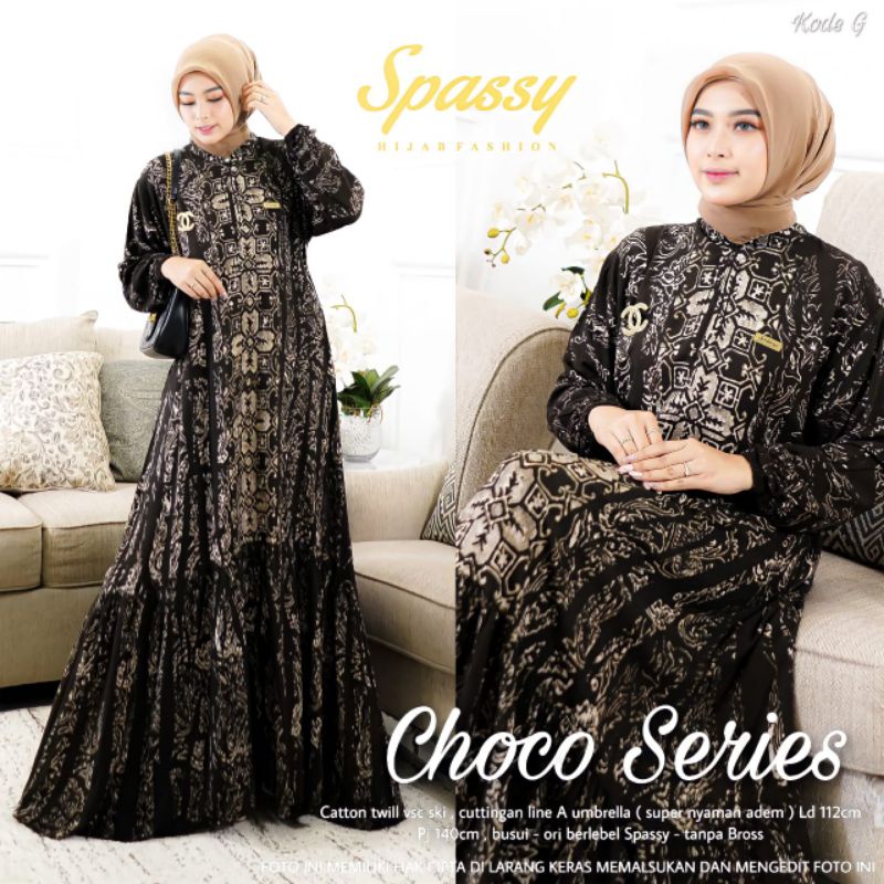 DRESS GAMIS CHOCO SERIES BY SPASSY