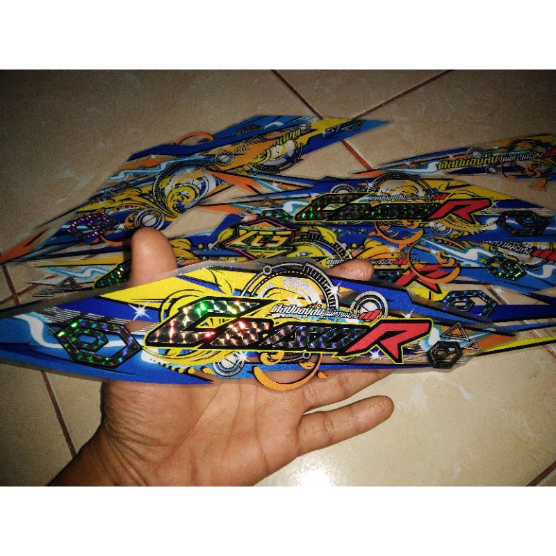 STRIPING TRANSPARAN+HOLOGRAM NEW CB 150 R