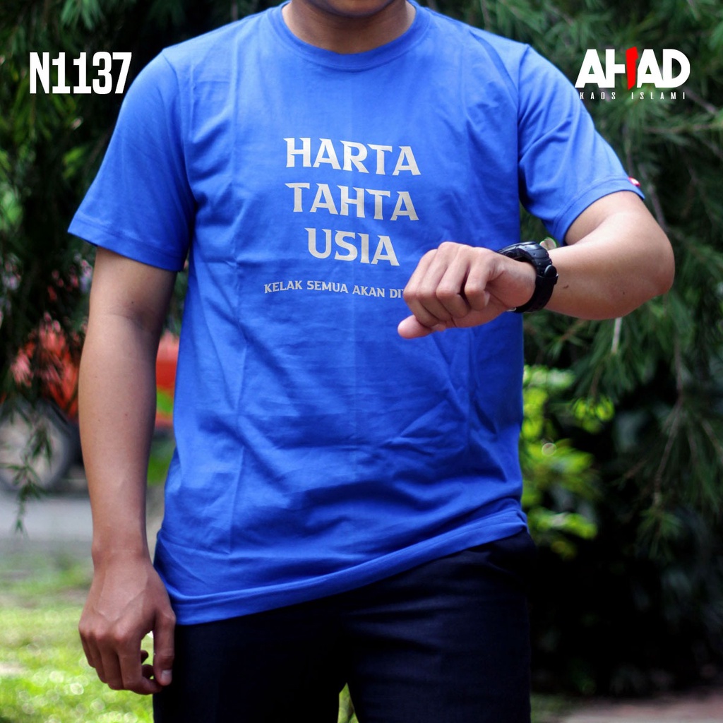 Kaos Islami Ahad - Harta tahta usia N1135