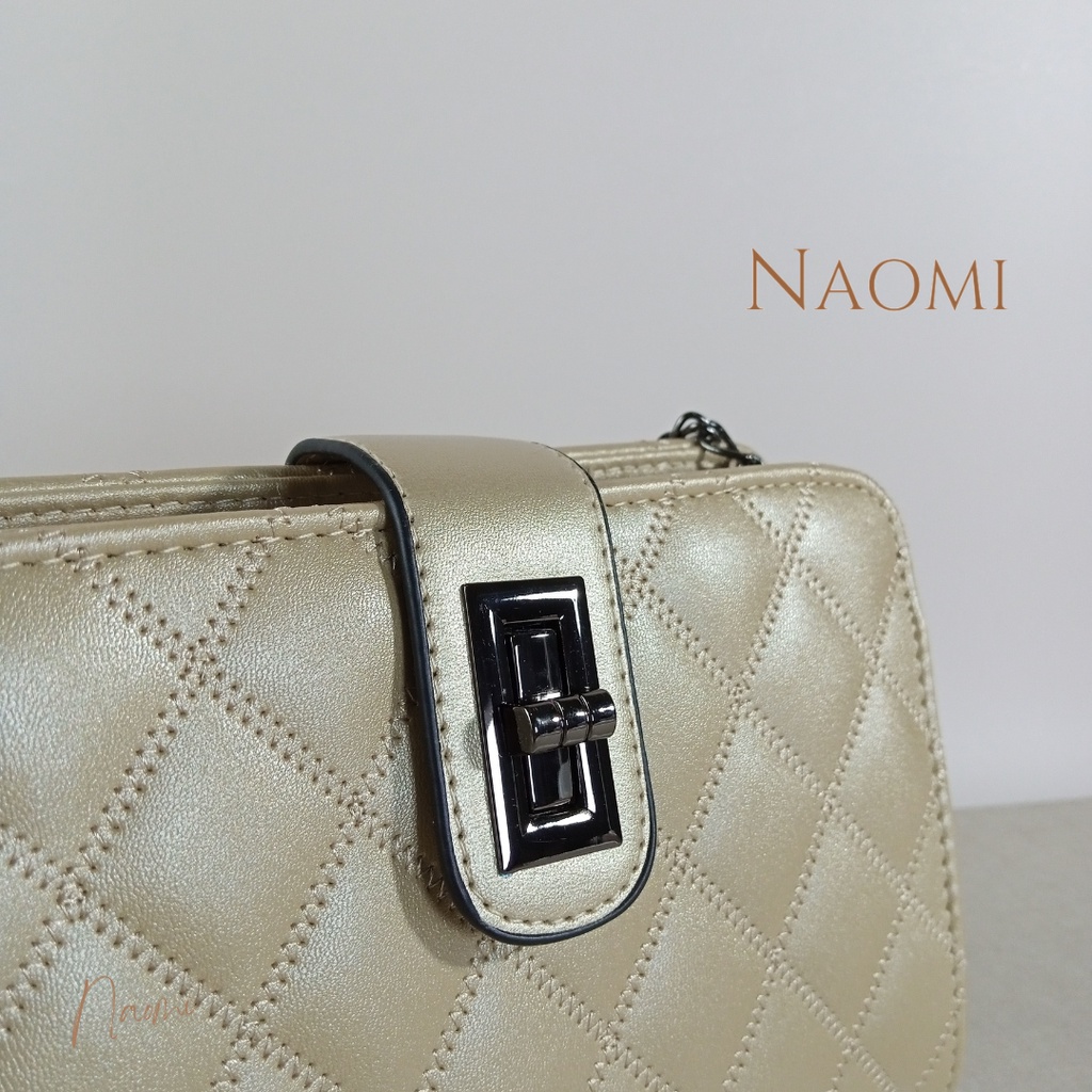 NAOMI - Jenifer Sling Bag Import Premium Rantai Tebal - Tas Slempang Kulit Sintetis Wanita - Tas Hangout Terbaru Latest product Dewasa Rantai - Sling Bag Wisuda- Tas Wanita - Jenipher Bag - Tas Naomi - Naomi Bag