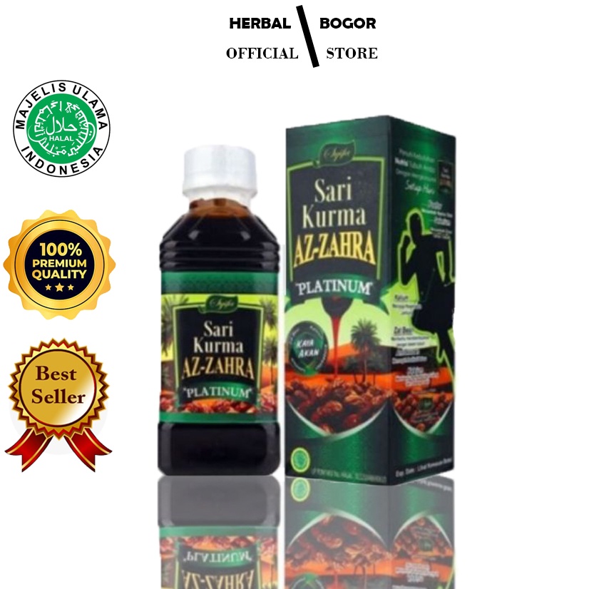 

Sari Kurma Az-Zahra Patinum | Sari Kurma Platinum | Nutrisi Daya Tahan Tubuh 330gr