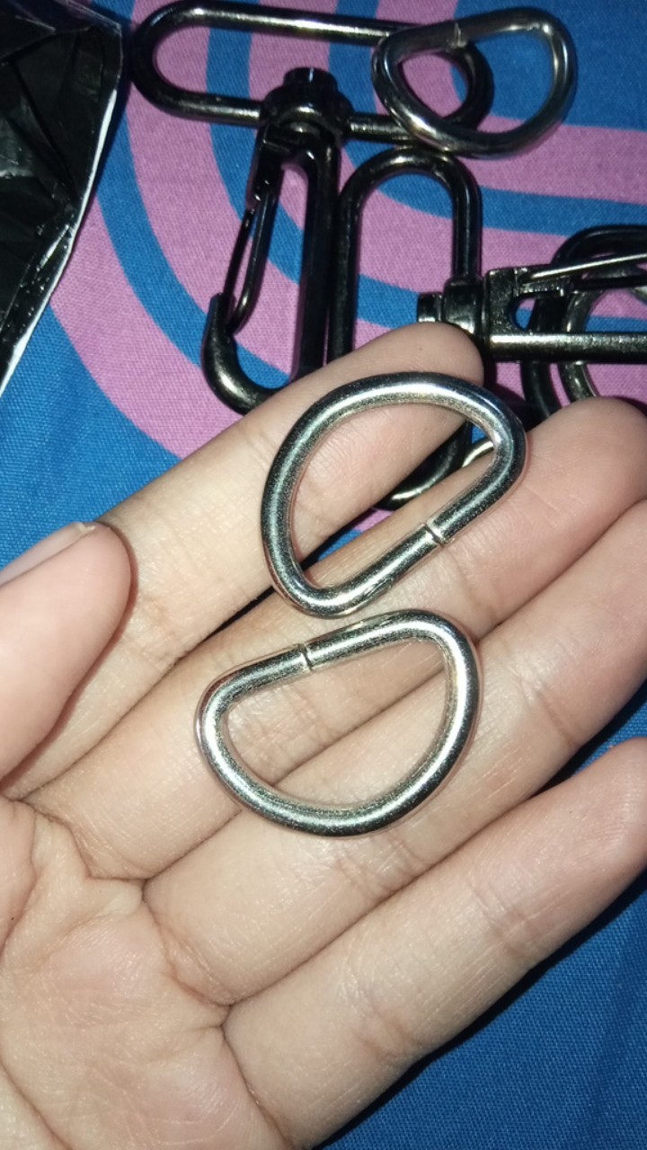 1 Pcs Ring D Tas 2.0 Cm Nikel - Rd 20 Nk