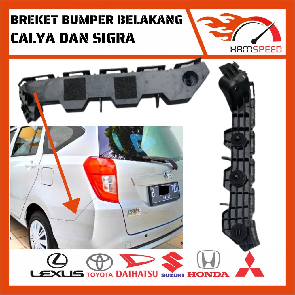 BREKET BUMPER BELAKANG CALYA DAN SIGRA