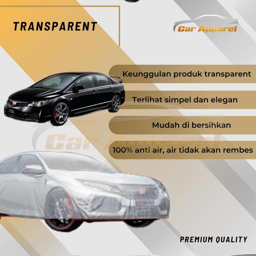 Cover Mobil Civic FD1 2006-2011 Transparan Transparent Cover Civic FD