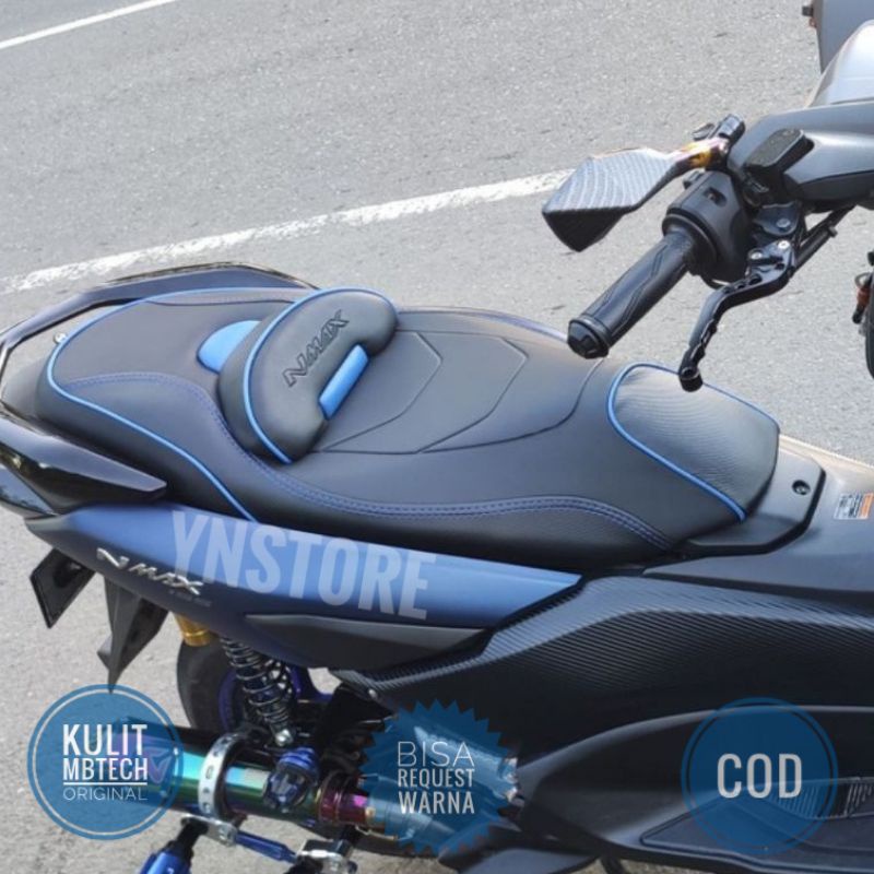 Kulit Cover Sarung Jok Motor Custom Yamaha Nmax Old Nmax All new Terbaru 2020 2021 2022 Full MBtech 