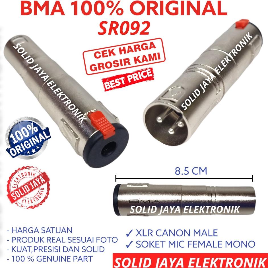 ➤ JACK KONEKTOR XLR TO COVER AKAI MONO BMA ASLI SR092 SR 092 ORI ORIGINAL CONNECTOR SAMBUNGAN MIXER 
