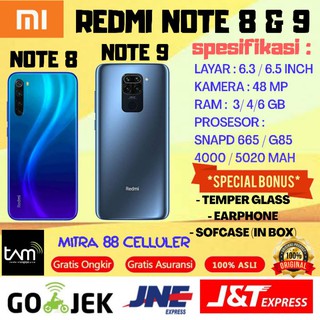 Xiaomi Redmi Note 8 3 32 Ram 3gb Rom 32gb Garansi Resmi Xiaomi Shopee Indonesia