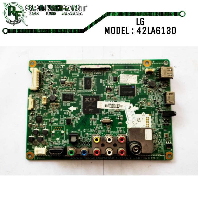 MB TV LED LG 42LA6130 Mainboard tv led lg 42la6130