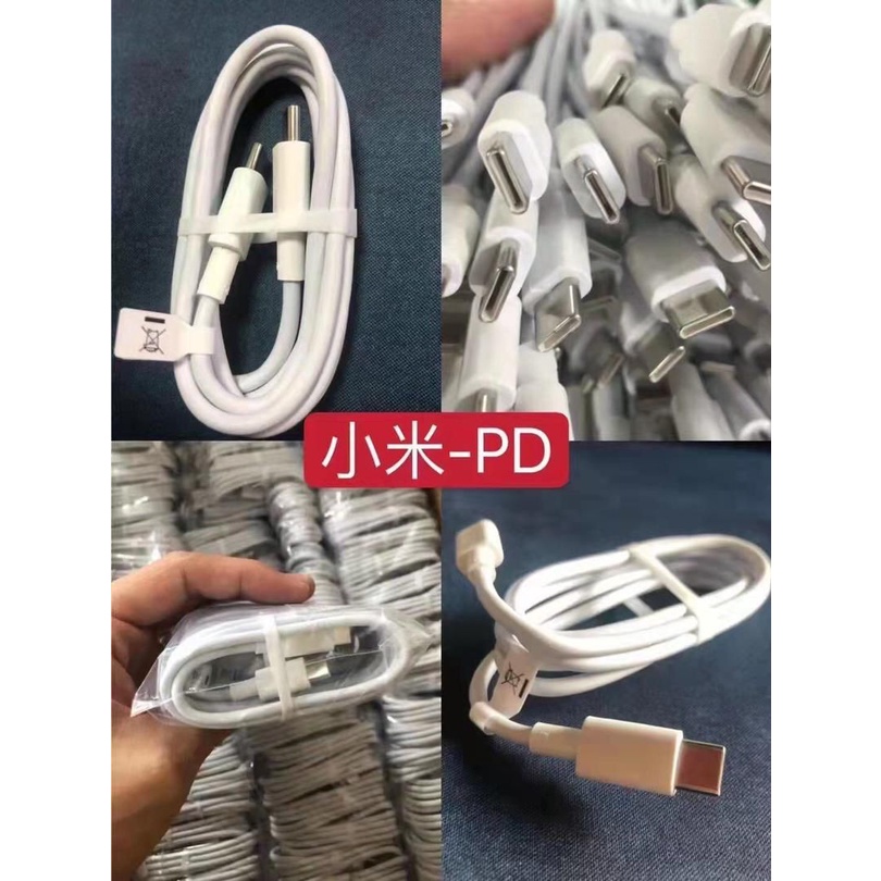 [RO ACC] KABEL DATA XIAOMI TYPE C TO TYPE C PD CHARGER XIAOMI TURBO CHARGING 5A