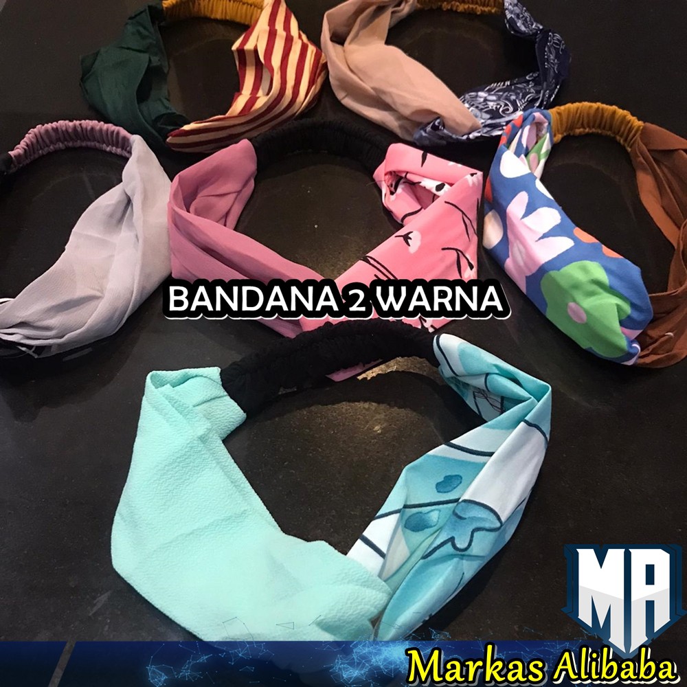 Bandana Bando Rambut Fashion Korea / Ikat Rambut Scrunchie