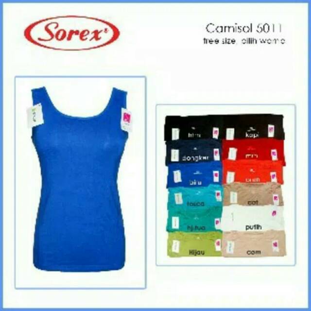 Tank top singlet camisol sorex 5011