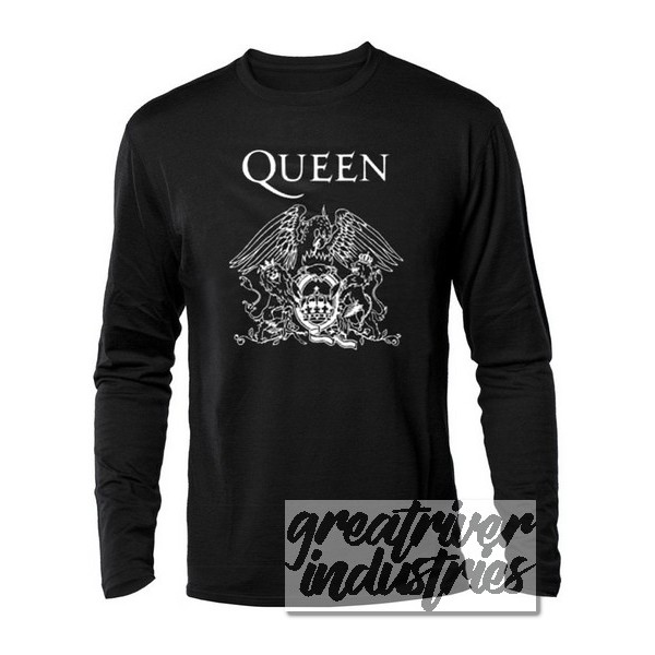 kaos distro band queen lengan panjang