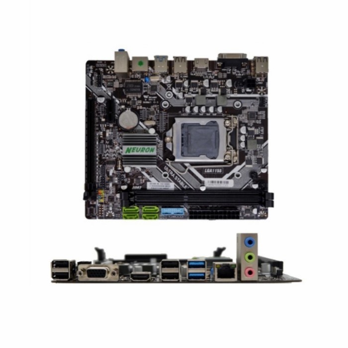 MOTHERBOARD NEURON H61 / MAINBOARD H 61 LGA 155 SOCKET 1155 DDR3 - GARANSI RESMI