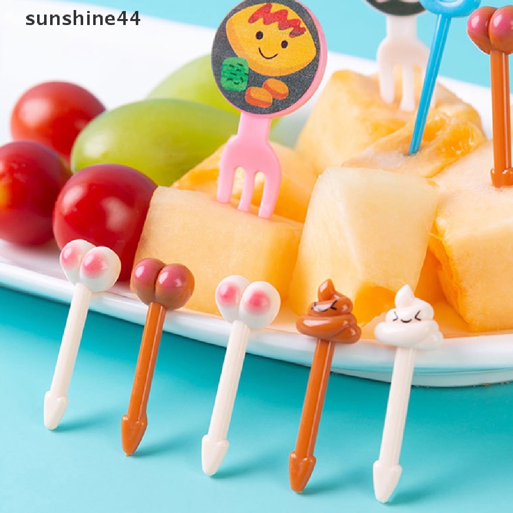 Sunshine Garpu Buah / Sayur Mini Lucu Untuk Anak