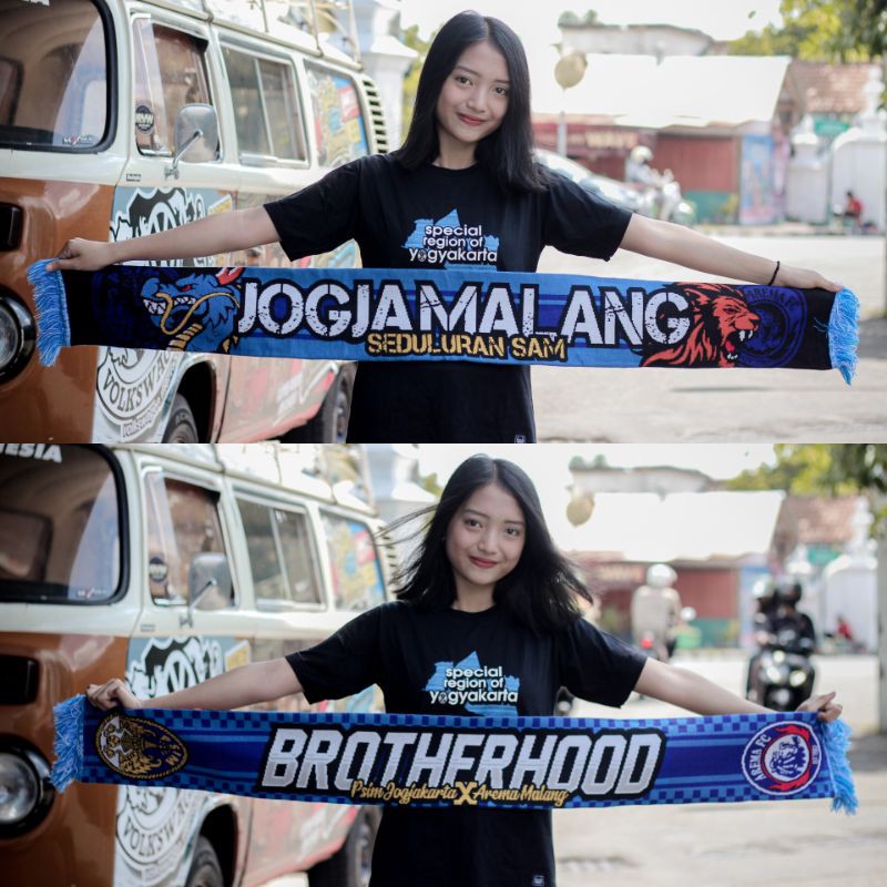 Scarf Syal Rajut 14 Get Spesial PSIM Yogyakarta - Arema Malang
