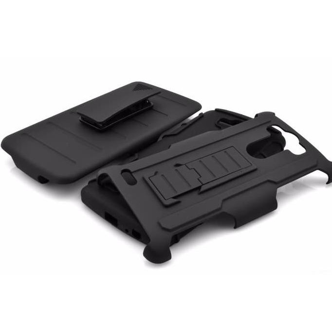 NEW CASE BELT CLIP LG K10/DUAL DOMPET/SARUNG/HP/TAS/IKAT PINGGANG/SLIDE - HITAM MILENIA