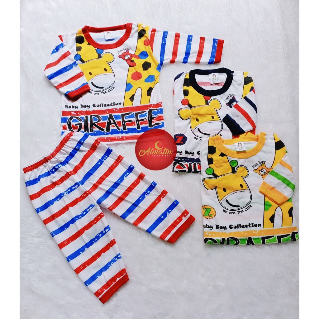 Setelan Baju Bayi 3-18 Bulan, Kaos Anak Lengan Panjang, Lucu, Keren, Murah Berkualitas