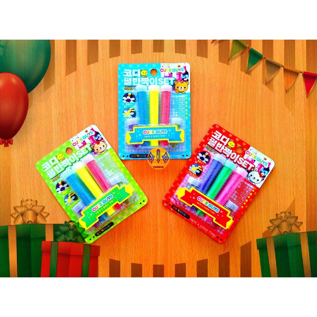 

Glitter Glue Set Im165 JC-10194 Glitter Cute Guys