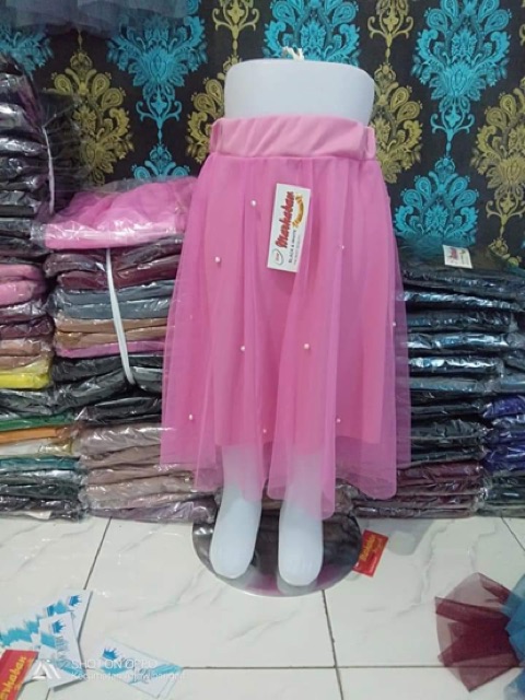 Rok tutu mutiara anak